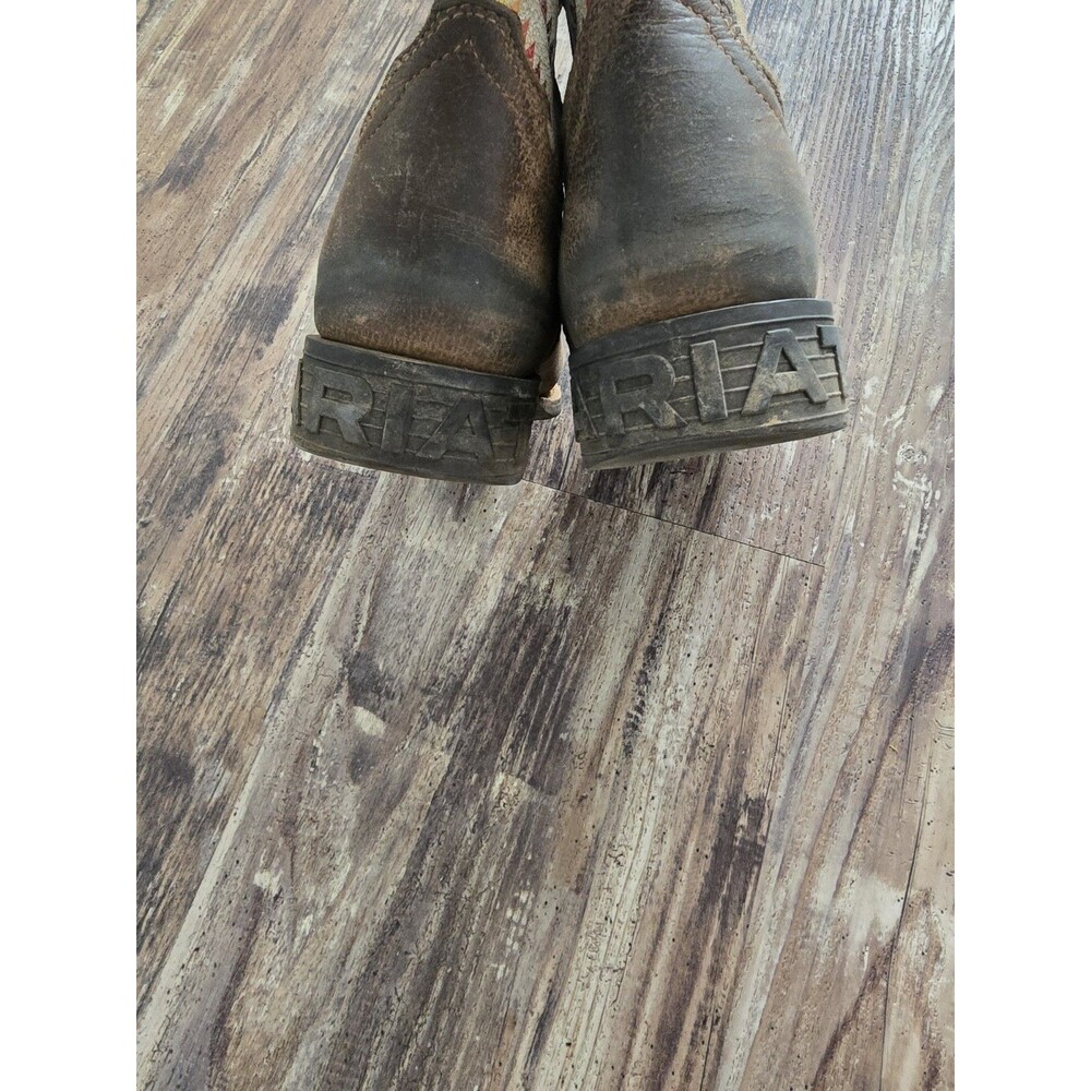 ARIAT SAN ANGELO VentTEK Boots-Kids Size 3-SADDLEBLANKET/TAN COLOR - Picture 4 of 9